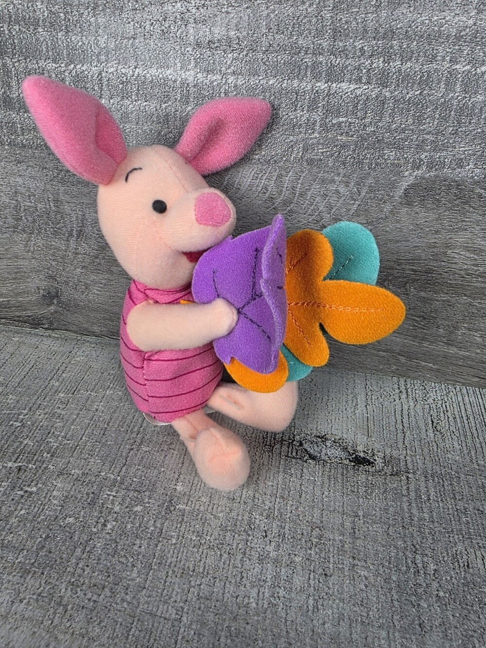 Tiny Little PIGLET 6” Plush Disney Winnie the Pooh Stuffed Animal Toy b27